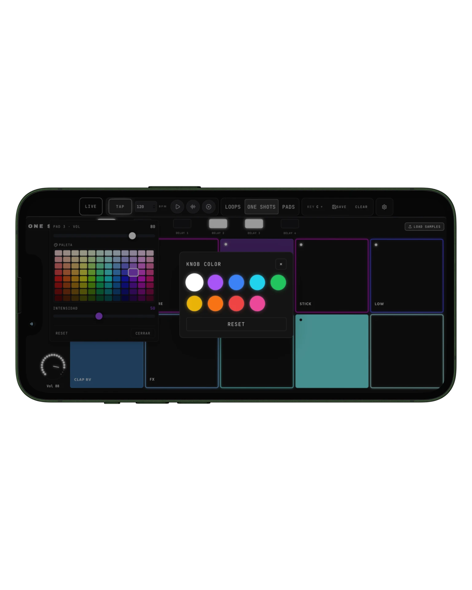 Make it yours, pad by pad
